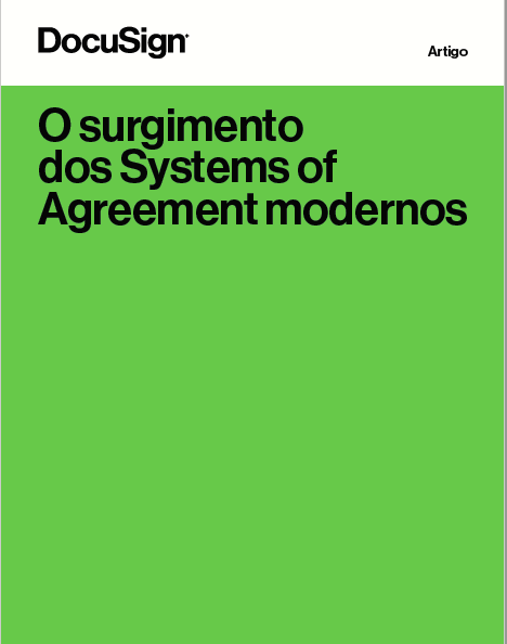 O surgimento dos Systems of Agreement modernos