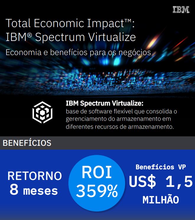 Total Economic Impact™: IBM® Spectrum Virtualize Economia e benefícios para os negócios
