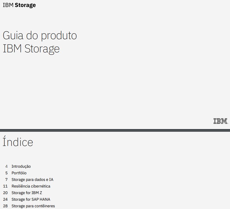 Guia do produto IBM Storage
